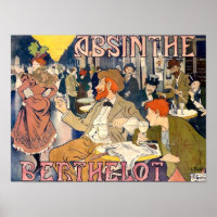 Viktorianische Ära 1898 Jugendstil Absinth Ad