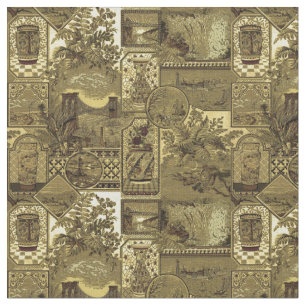 Viktorianische Ära anglo-japanischer Stil Owls Mus Stoff