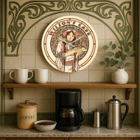 Viktorianische Ära Jugendstil Mucha Café