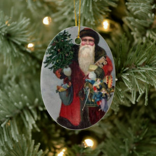 Viktorianische Ära Weihnachten Keramik Ornament