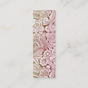 Viktorianische Arabeske, HALYDON Mini Visitenkarte