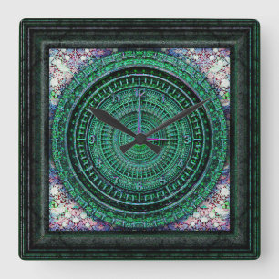 Viktorianische Barockuhr Quadratische Wanduhr