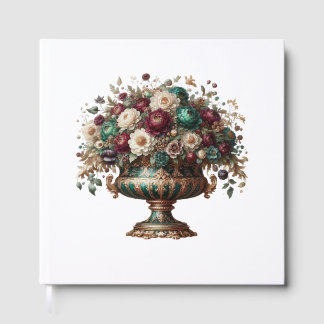 Viktorianische Bavaria-Blumenvase Gästebuch