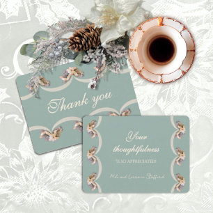 Viktorianische Bläserband-Glückwunschkarte Feiertagskarte