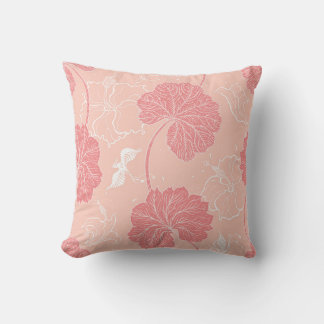 Viktorianische Blätter: Handgezeichnetes Ornament. Kissen