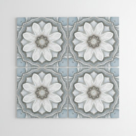 Viktorianische Blume  Fliese