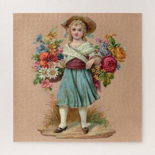 Viktorianische Blume Puzzle
