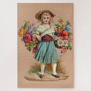 Viktorianische Blume Puzzle
