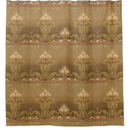 Viktorianische Blumenjugendliche Blume Duschvorhang
