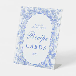 Viktorianische Blumenkarte Hier finden Sie Blaue R Sockelschild