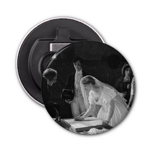 Viktorianische Braut Flaschenöffner (Vorderseite)