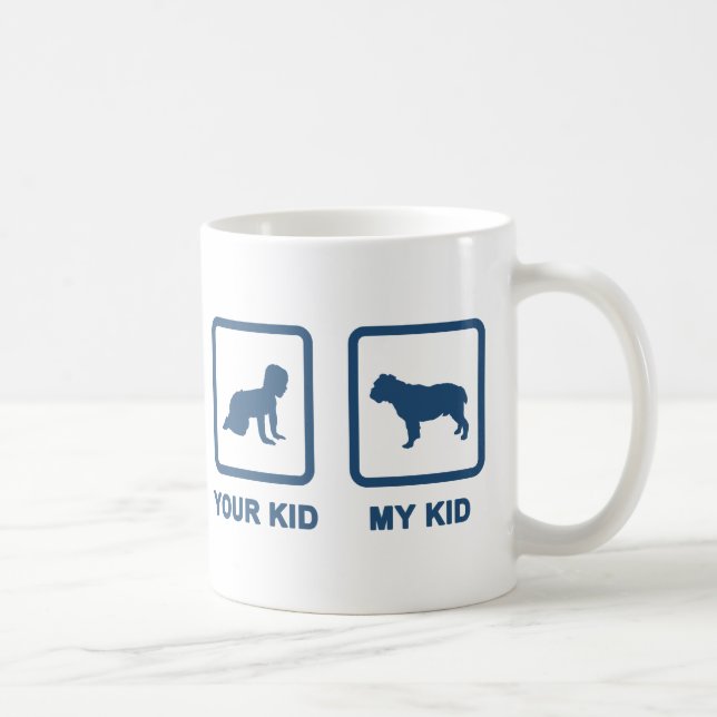Viktorianische Bulldogge Kaffeetasse (Rechts)