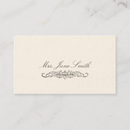 Viktorianische Calling Cards mit Rollen Telefonnummerkarte