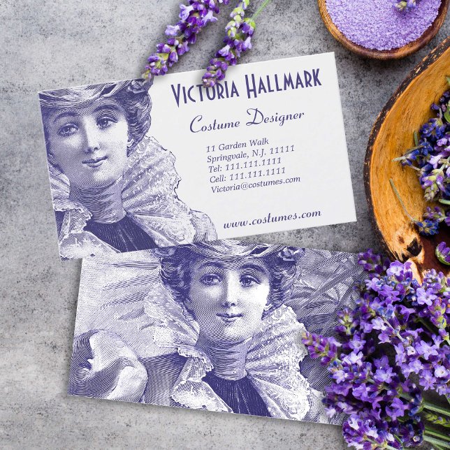 Viktorianische Calling Cards Vintag Bekleidungskos Telefonnummerkarte (Von Creator hochgeladen)