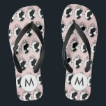 Viktorianische Cameo Style Pink Flip Flops<br><div class="desc">Dieses niedliche Flip-Flops-Paar in einem hellrosa Hintergrund und einem Viktorianischen Cameo-Silhouette-Muster ist eine ideale Ergänzung zu jeder Geschenktasche oder als lustige Gastgeschenke. Es ist auch ein toller Kauf für sich. Brautparty, Junggeselinnen-Abschied oder ein 16 . Geburtstag, diese Flip Flops helfen, einen Anlass modischer zu machen. Sie können Ihr Paar auch...</div>