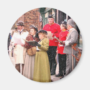 VIKTORIANISCHE CHRISTMAS CAROL SINGERS MAGNET