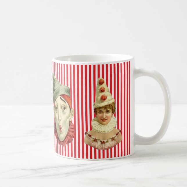 Viktorianische Circus-Tasse Kaffeetasse (Rechts)