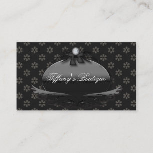 Viktorianische Daisy Damask Fashion Business Cards Visitenkarte