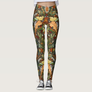 Viktorianische Damasterde Leggings