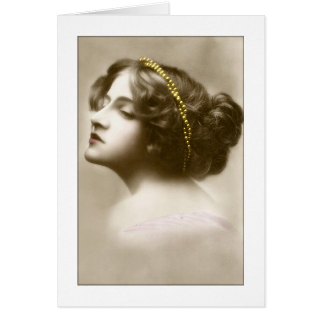 viktorianische Dame-Cameo-Pose (Vorne)