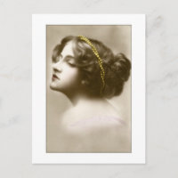 viktorianische Dame-Cameo-Pose