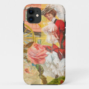 Viktorianische Dame Frau Elegant Reich Rote Illust Case-Mate iPhone Hülle