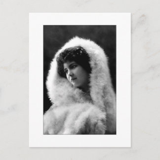 Viktorianische Dame im Cameo-Stil Pose Postkarte