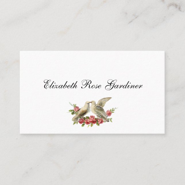 Viktorianische Docks, die die Rufkarte anrufen Visitenkarte (Vorderseite)