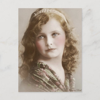 Viktorianische Edwardian Sepia Hand Tinted Postcar Postkarte