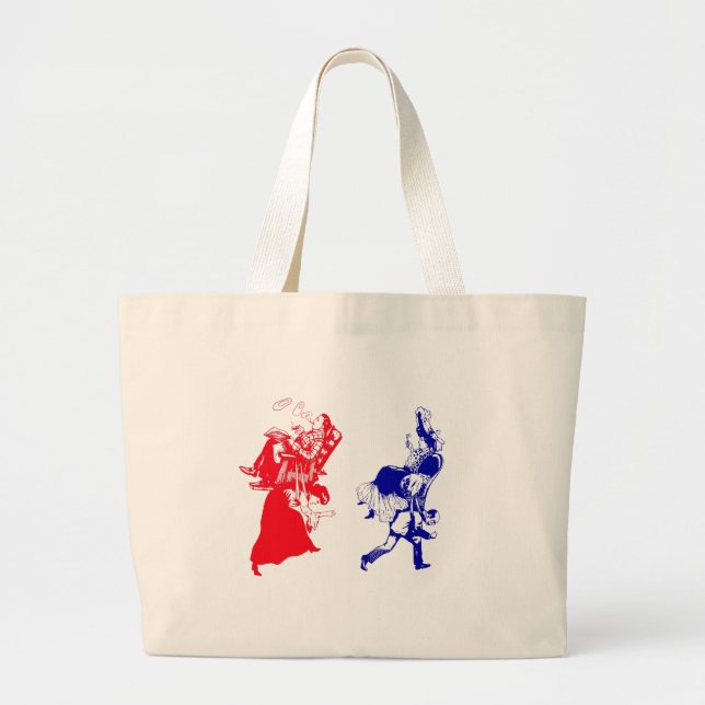 viktorianische Ehe Jumbo Stoffbeutel (Vorne)