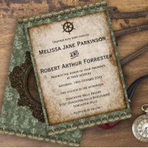 Viktorianische Einladung von Green Steampunk