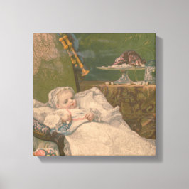 Viktorianische Eleganz: Eine Welt des Säuglings Leinwanddruck