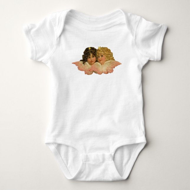 Viktorianische Engel Baby Strampler (Vorderseite)