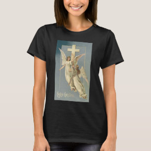 Viktorianische Engel mit einem Kreuz, Vintage Oste T-Shirt