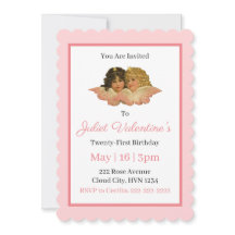 Viktorianische Engel Rosa