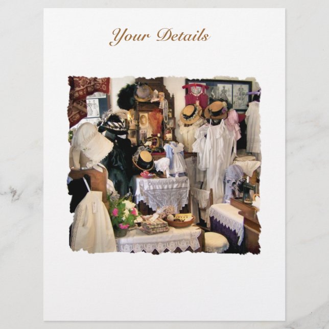 VIKTORIANISCHE ENGLAND-Einladung (Vorderseite)