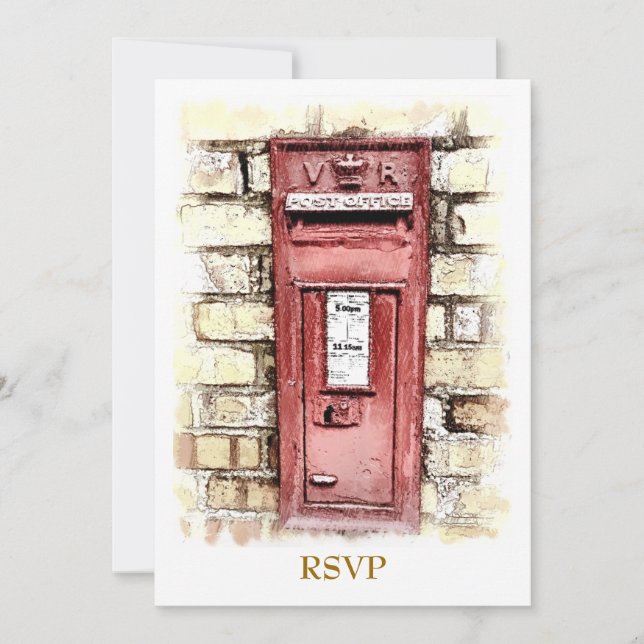 VIKTORIANISCHE ENGLAND-Einladung (Vorderseite)