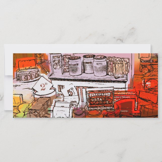 VIKTORIANISCHE ENGLAND RACK CARDS (Vorderseite)