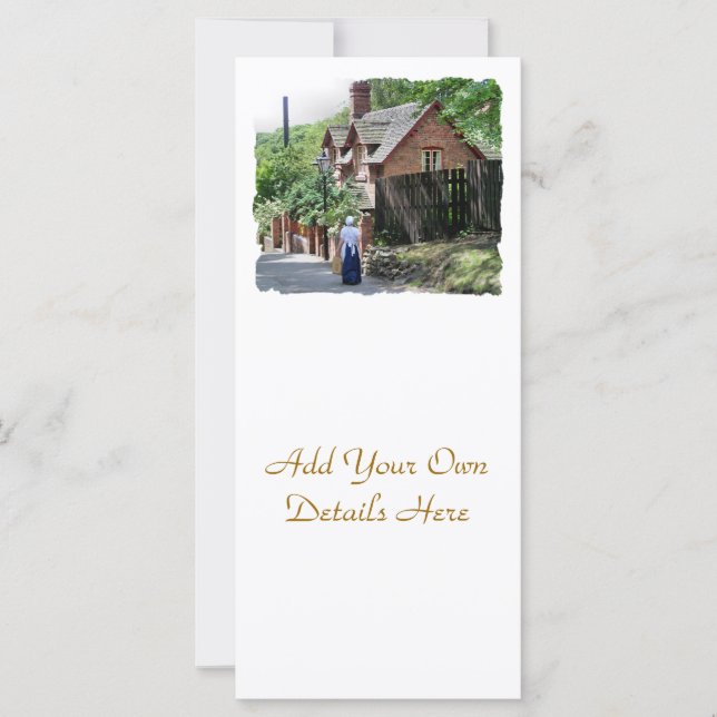 VIKTORIANISCHE ENGLAND RACK CARDS (Vorderseite)