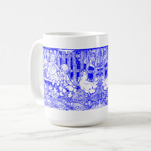 Viktorianische Era Children & Baby Chicks Kaffeetasse