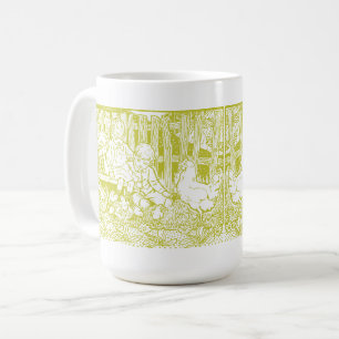 Viktorianische Era Children & Baby Chicks Kaffeetasse