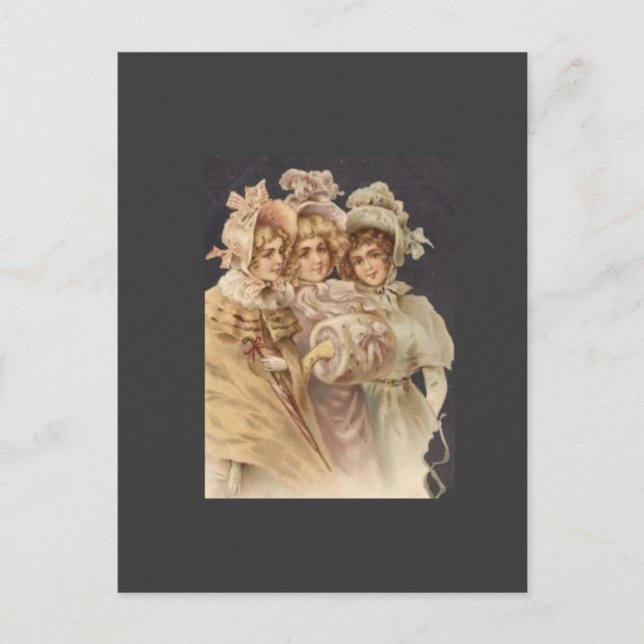Viktorianische Era Fashion Postkarte (Vorderseite)