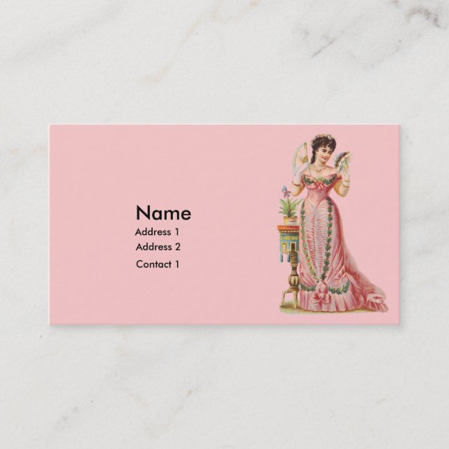 VIKTORIANISCHE ERA-GESCHÄFTSKARTEN (100) - Le Fana Visitenkarte (Vorderseite)