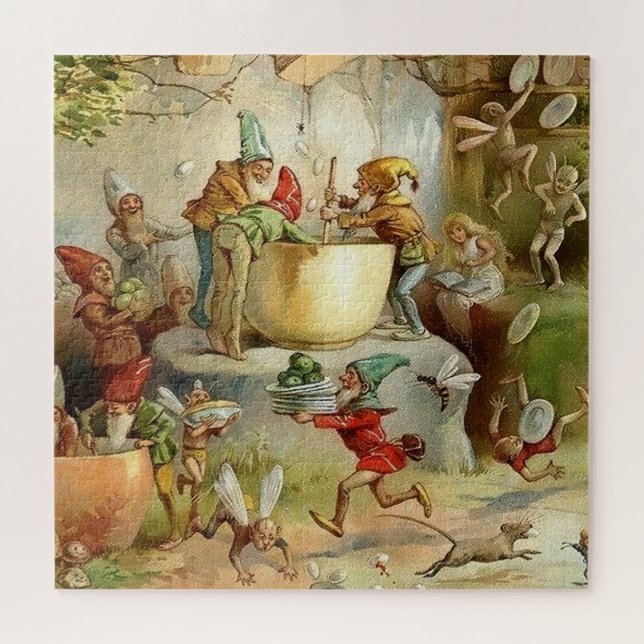 „Viktorianische Feen“ von E S Hardy Puzzle (Horizontal)
