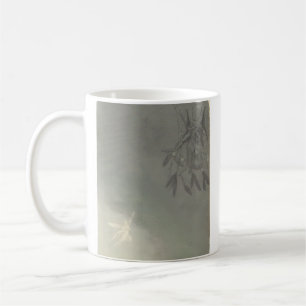 Viktorianische Feenkönigin und Mistelzweig-Kobold Kaffeetasse