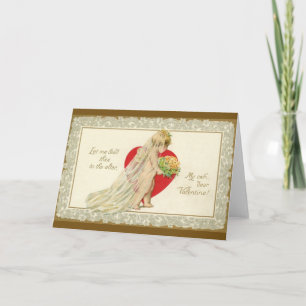 Viktorianische Feiertagskarte