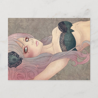 Viktorianische Fingerabdrücke Postkarte