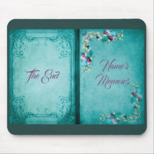 Viktorianische florale Rosenblumen elegant Mousepad