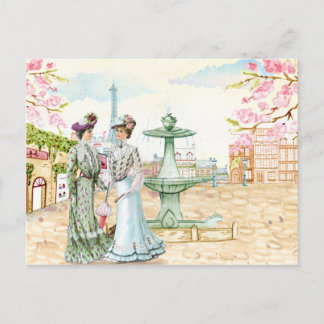 Viktorianische Franzosen. Postkarte