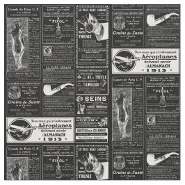 viktorianische französische Zeitung Stoff